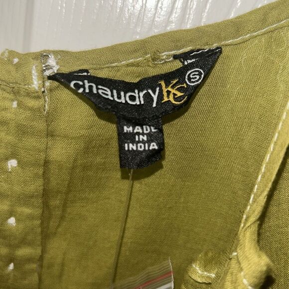 Raga/Chaudry Green Cotton Midi Dress(Size Small) - Picture 12 of 13